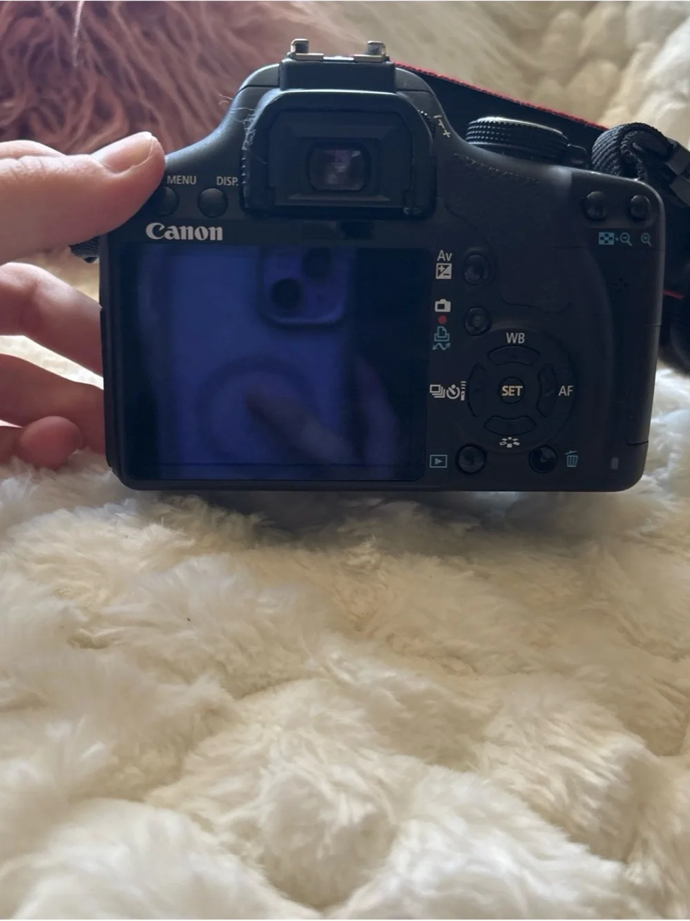 Canon EOS Rebel T1i Black DSLR Camera with Lens